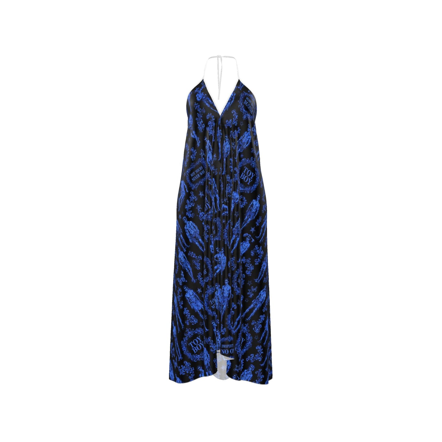 Backless Silk Dress TOY BOY NOIR Papilio Litora Resort Wear