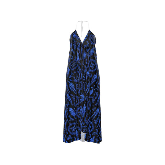 Backless Silk Dress TOY BOY NOIR Papilio Litora Resort Wear