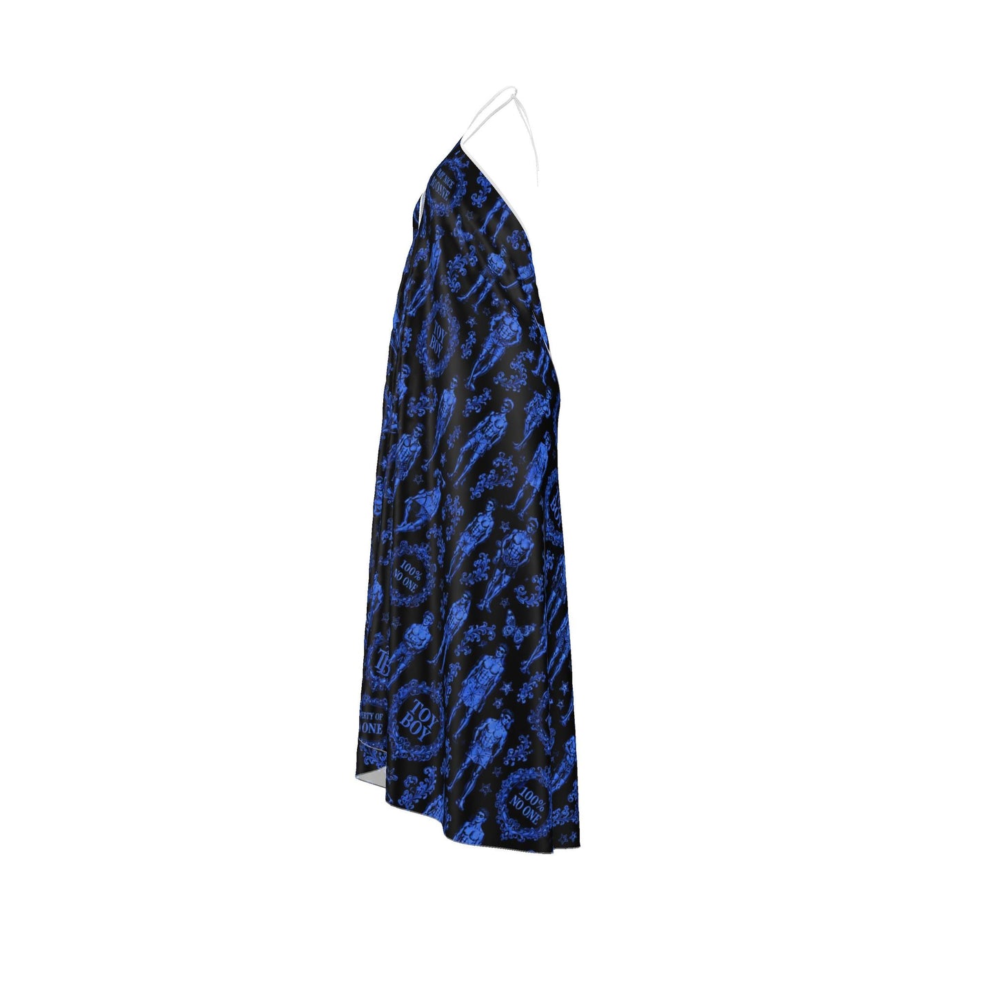 Backless Silk Dress TOY BOY NOIR Papilio Litora Resort Wear