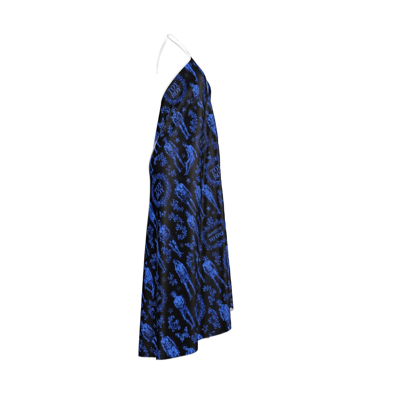 Backless Silk Dress TOY BOY NOIR Papilio Litora Resort Wear