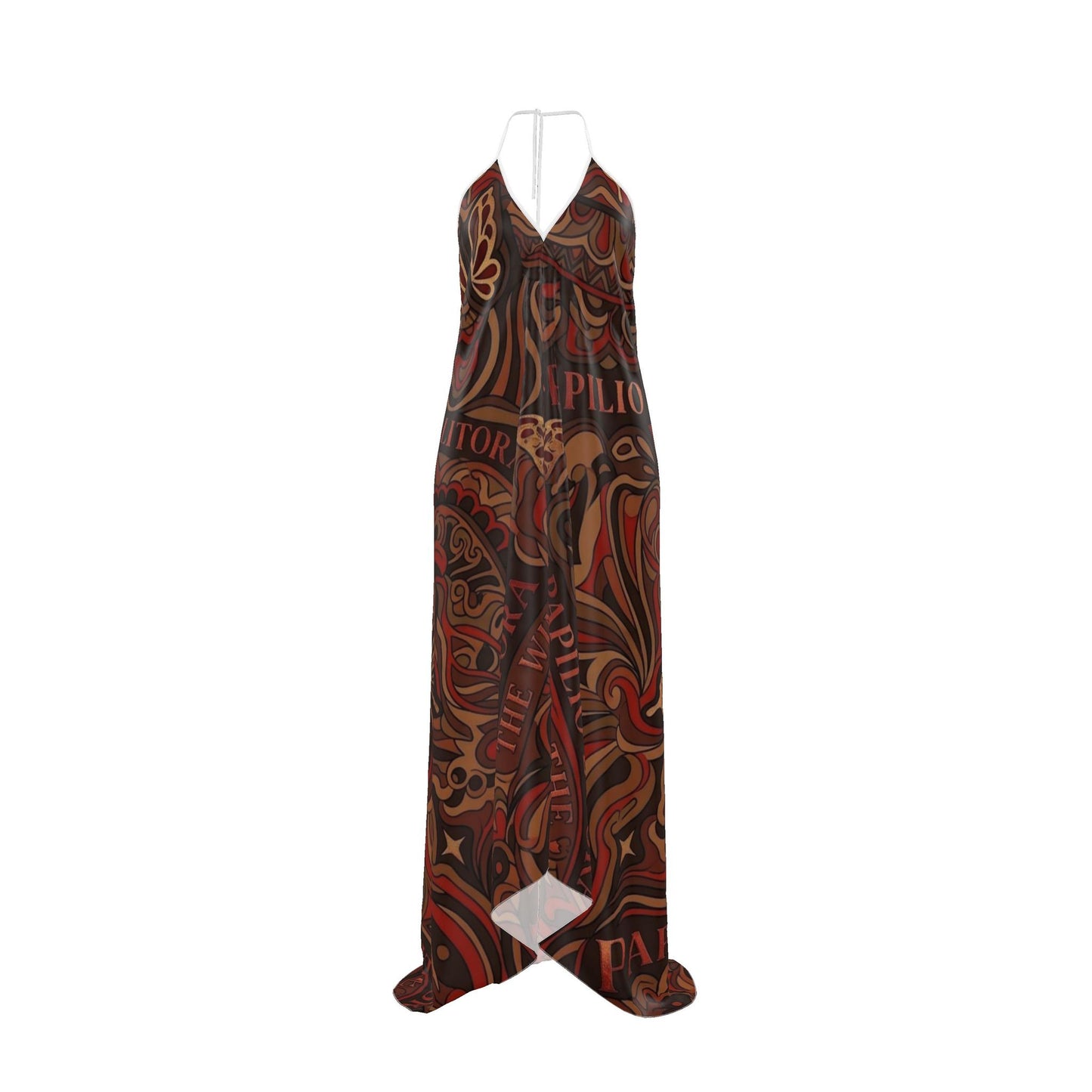 Backless Silk Dress REGALIA SIGNUM Papilio Litora Resort Wear