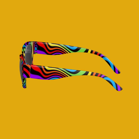 Rainbow Wave Designer Sunglasses | Papilio Litora