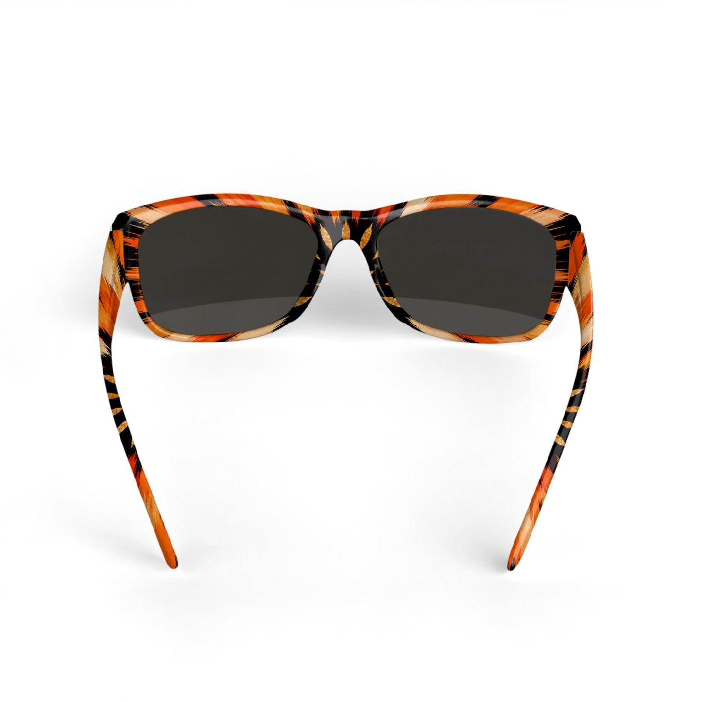 Orange Sunburst Designer Sunglasses | Bold Retro Resortwear