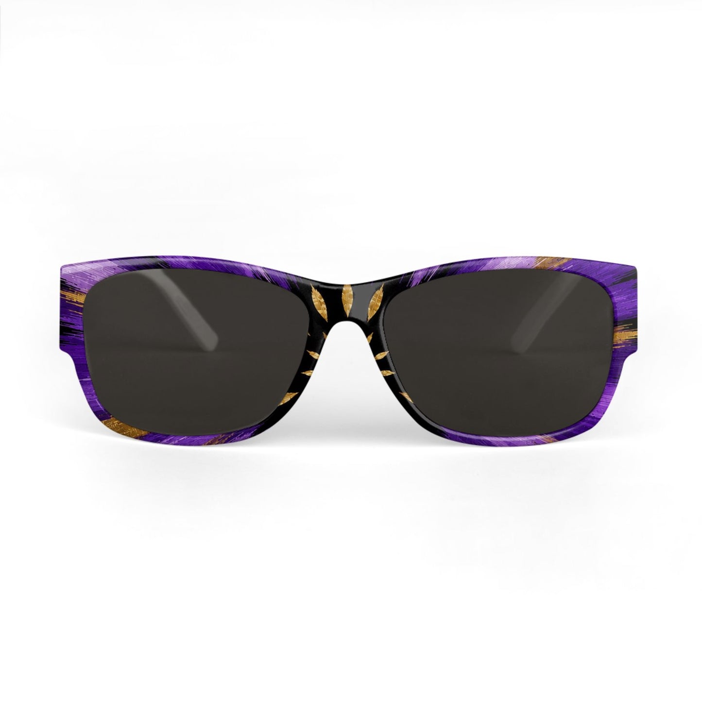 Purple Sunburst Designer Sunglasses | Bold Retro Resortwear