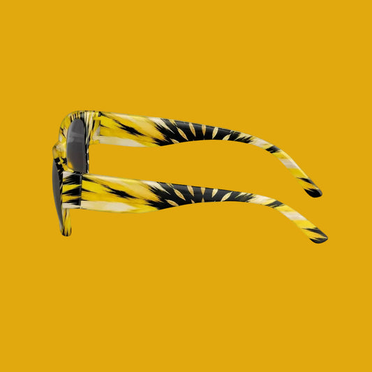 Yellow Sunburst Designer Sunglasses | Bold Retro Resortwear