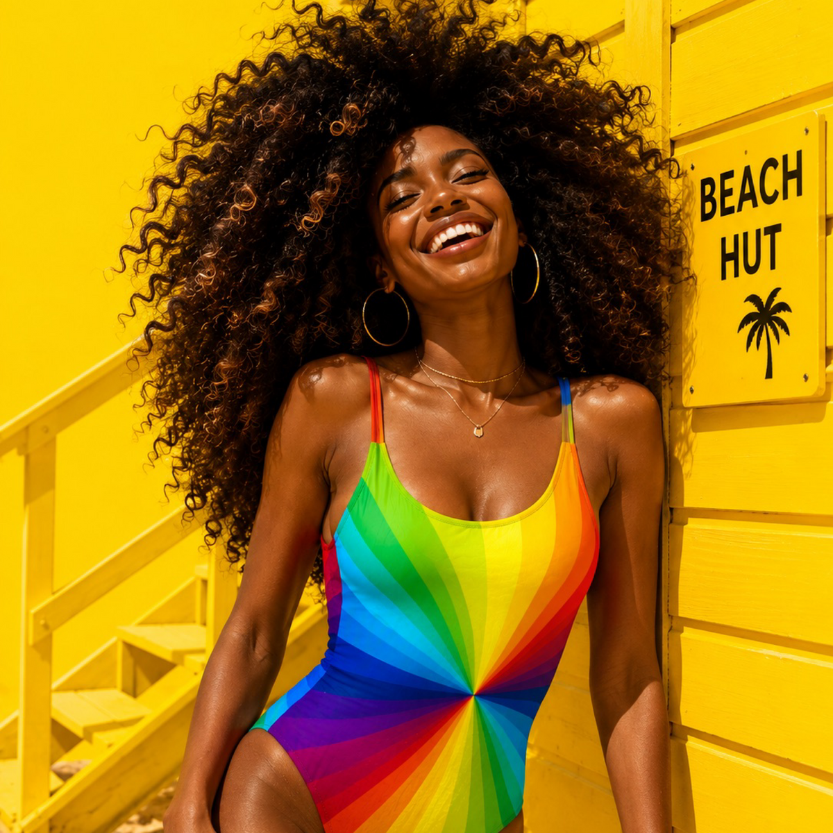 One-Piece Swimsuit | Rainbow Dazzle | Customer Favourite