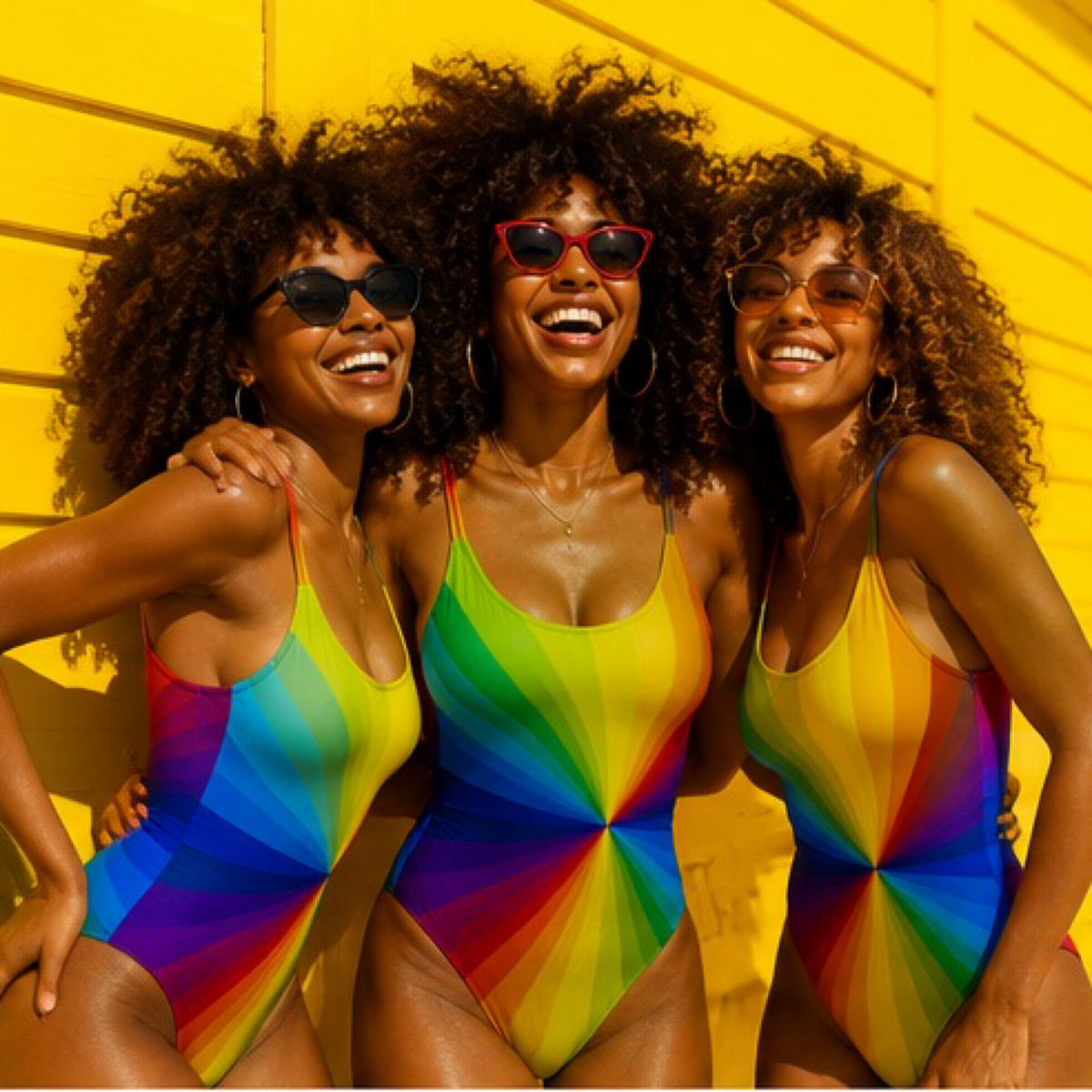 One-Piece Swimsuit | Rainbow Dazzle | Customer Favourite