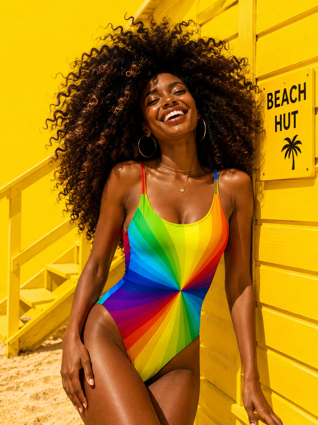 One-Piece Swimsuit | Rainbow Dazzle | Customer Favourite