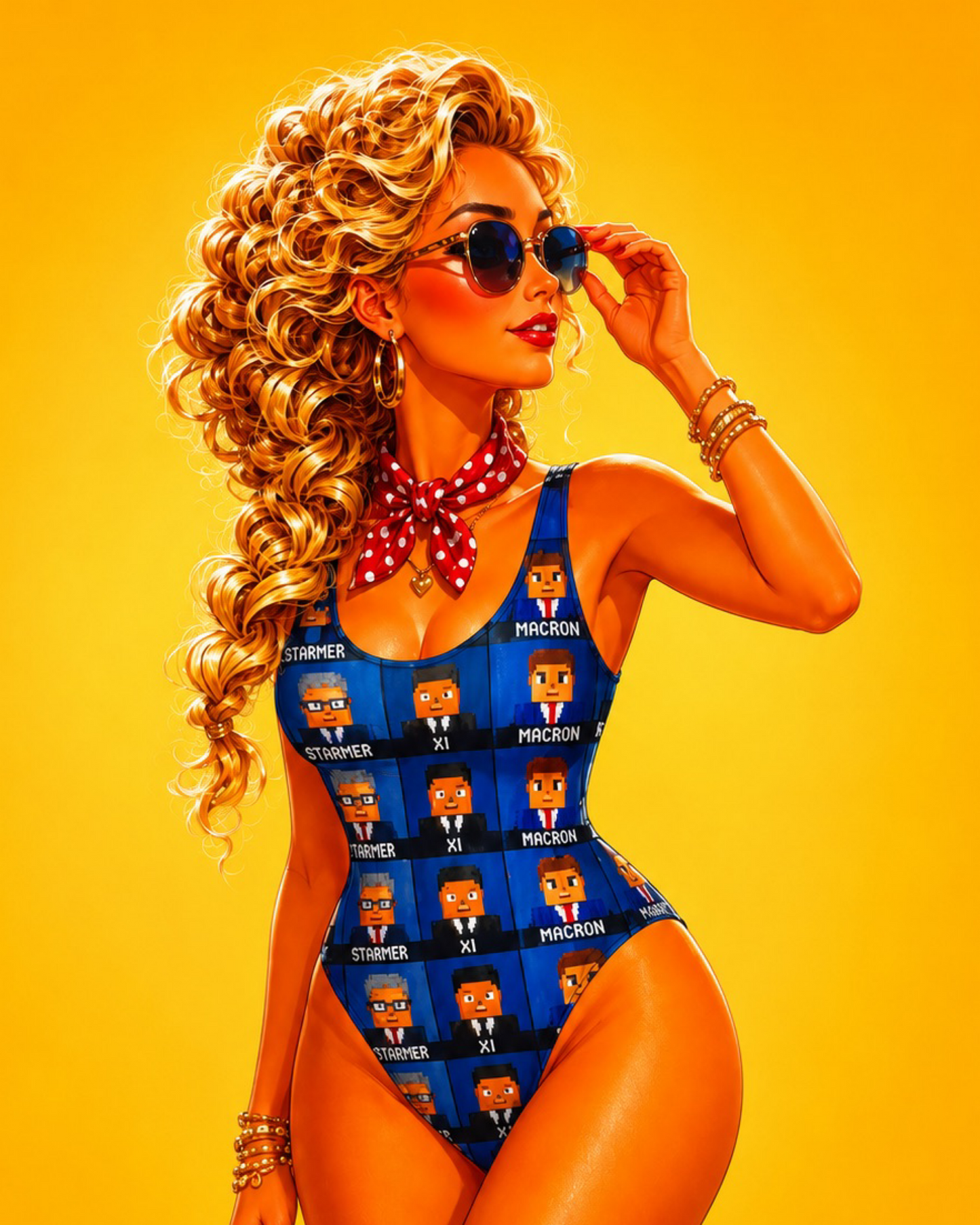 One-Piece Swimsuit New Kids On The Blockchain, Papilio Litora, Wear The Wing| Resort Wear Luxury