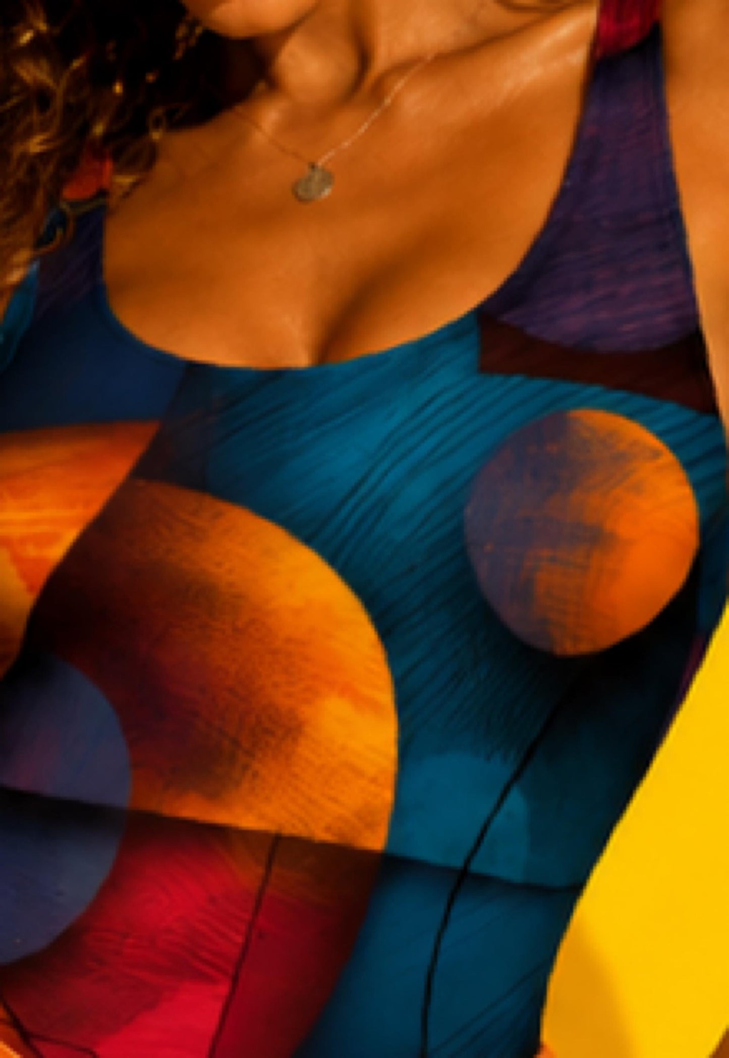 One Piece Swimsuit Women | Sunset Mosaic | Luxury Resort Swimwear | Beachwear | Papilio Litora. Wear It First