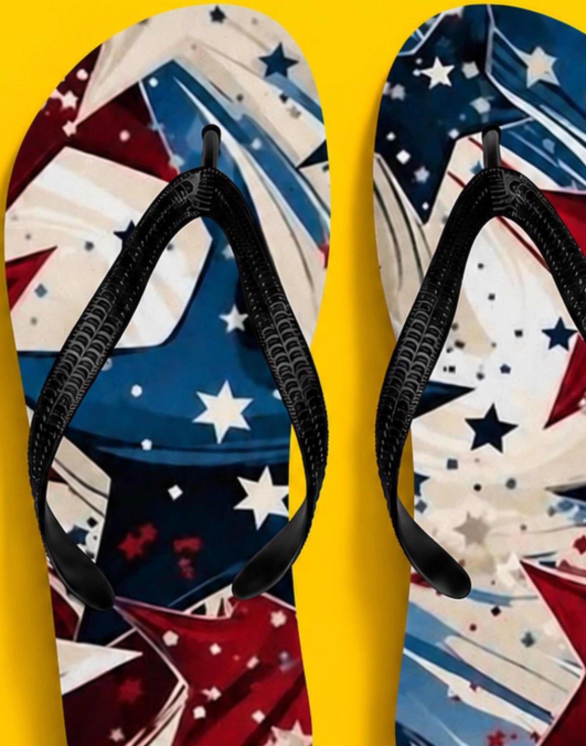 Luxury Women’s Flip Flops | Stars & Stripes Resort Sandals | Wear It First™ | Grab the Look | Papilio Litora