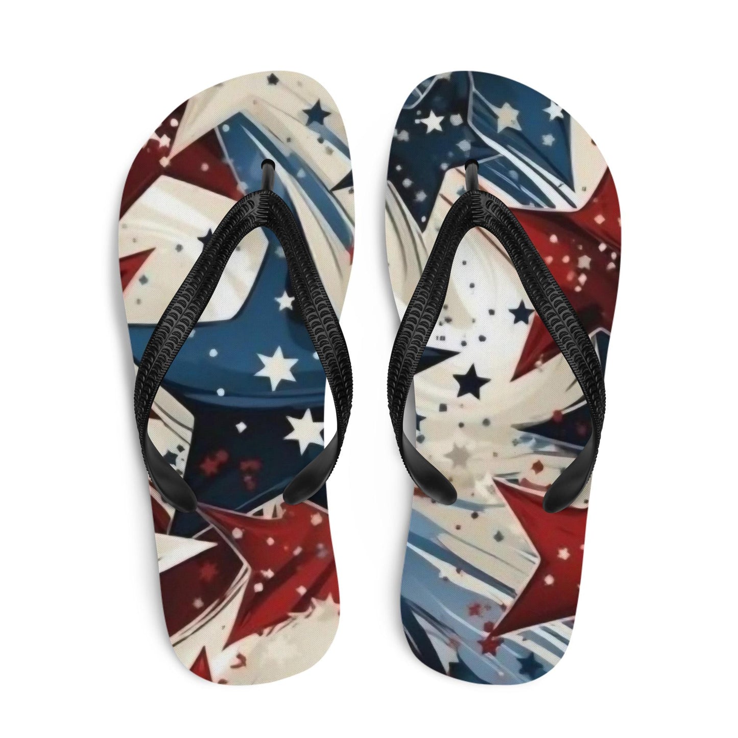 Luxury Women’s Flip Flops | Stars & Stripes Resort Sandals | Wear It First™ | Grab the Look | Papilio Litora