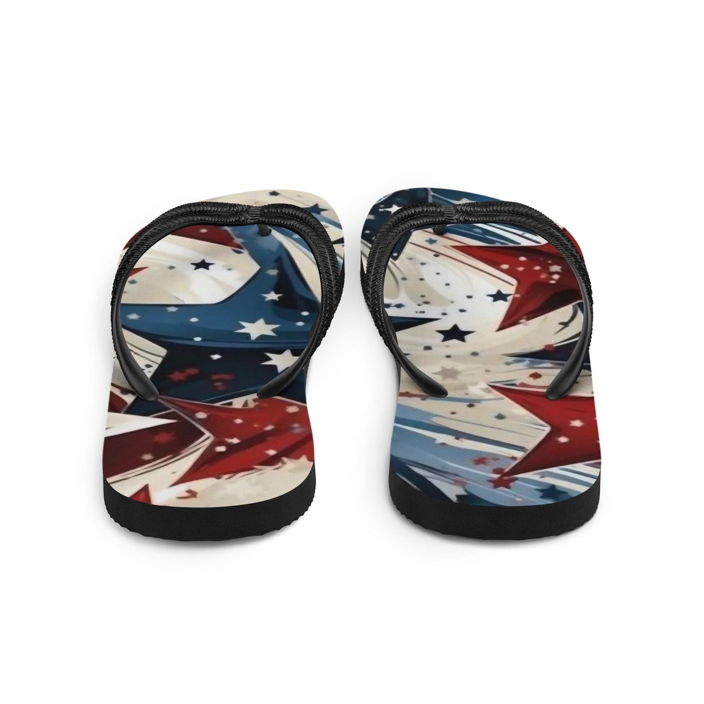 Luxury Women’s Flip Flops | Stars & Stripes Resort Sandals | Wear It First™ | Grab the Look | Papilio Litora