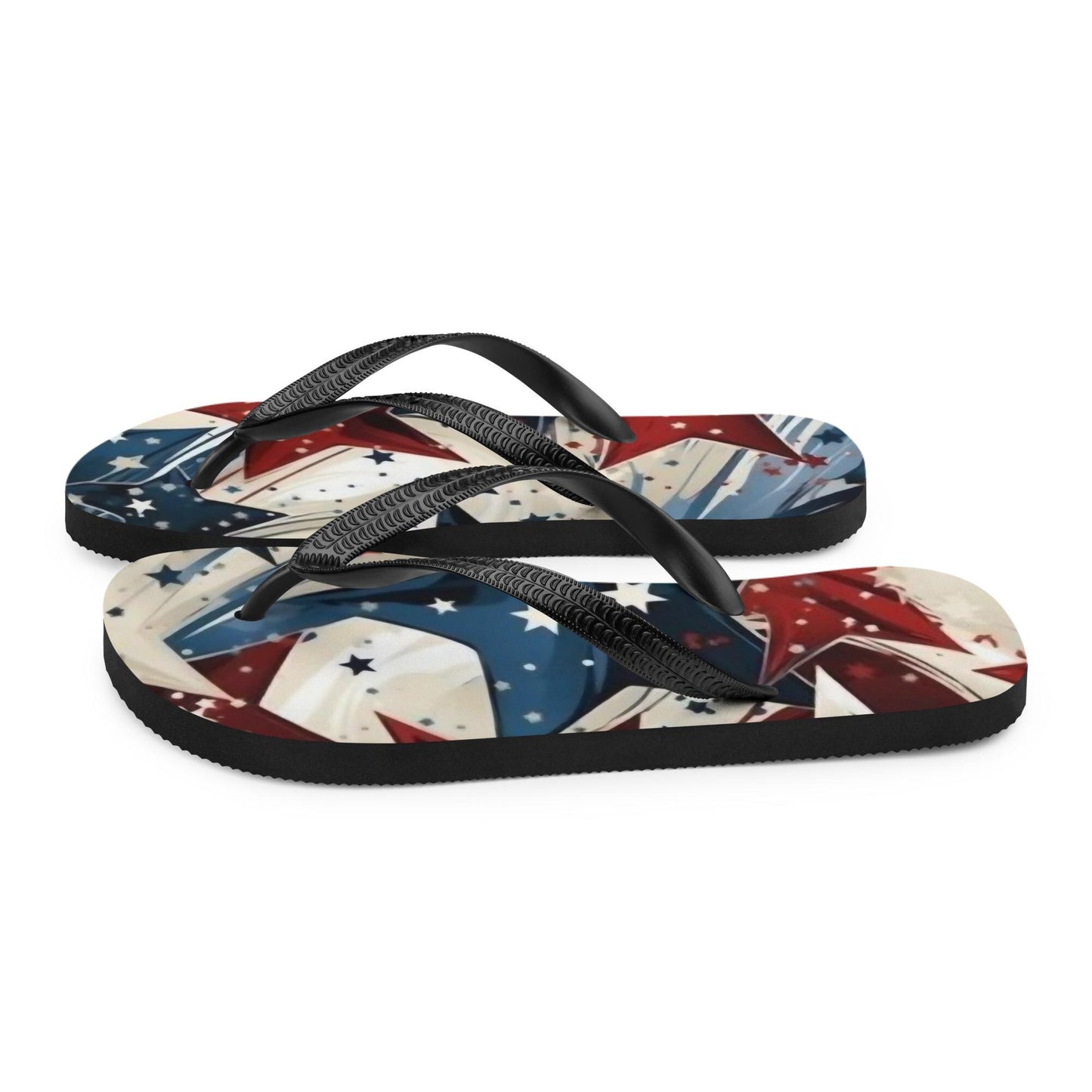 Luxury Women’s Flip Flops | Stars & Stripes Resort Sandals | Wear It First™ | Grab the Look | Papilio Litora
